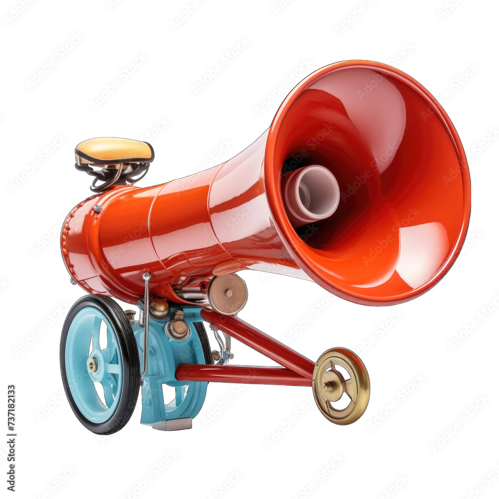 Fototapeta premium 3d air bicycle horn png