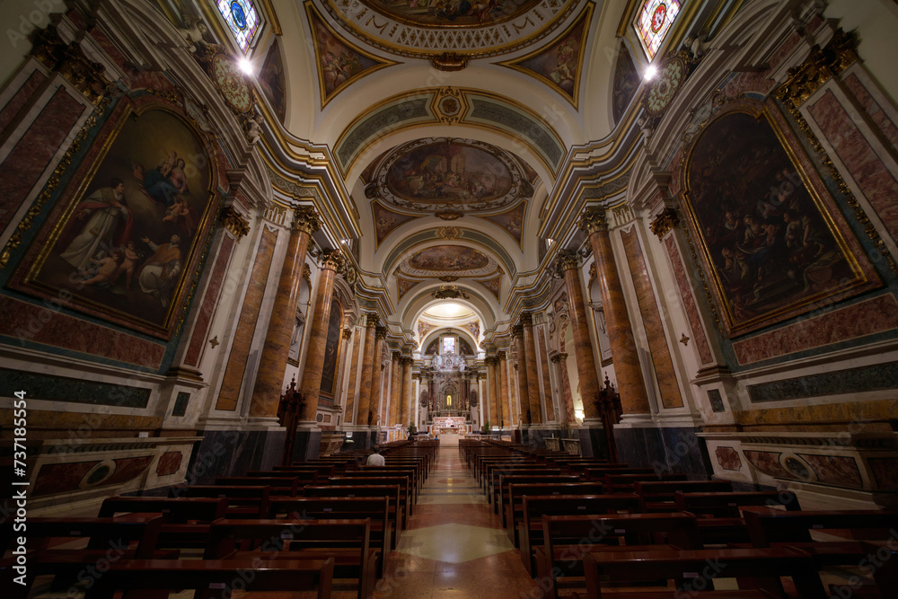 Cathedral of Lanciano, Abruzzo, Italy. interior