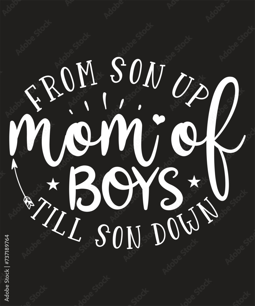 Fototapeta premium From son up mom