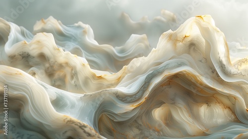 Ethereal tendrils of marble stretching across a surreal dreamscape.