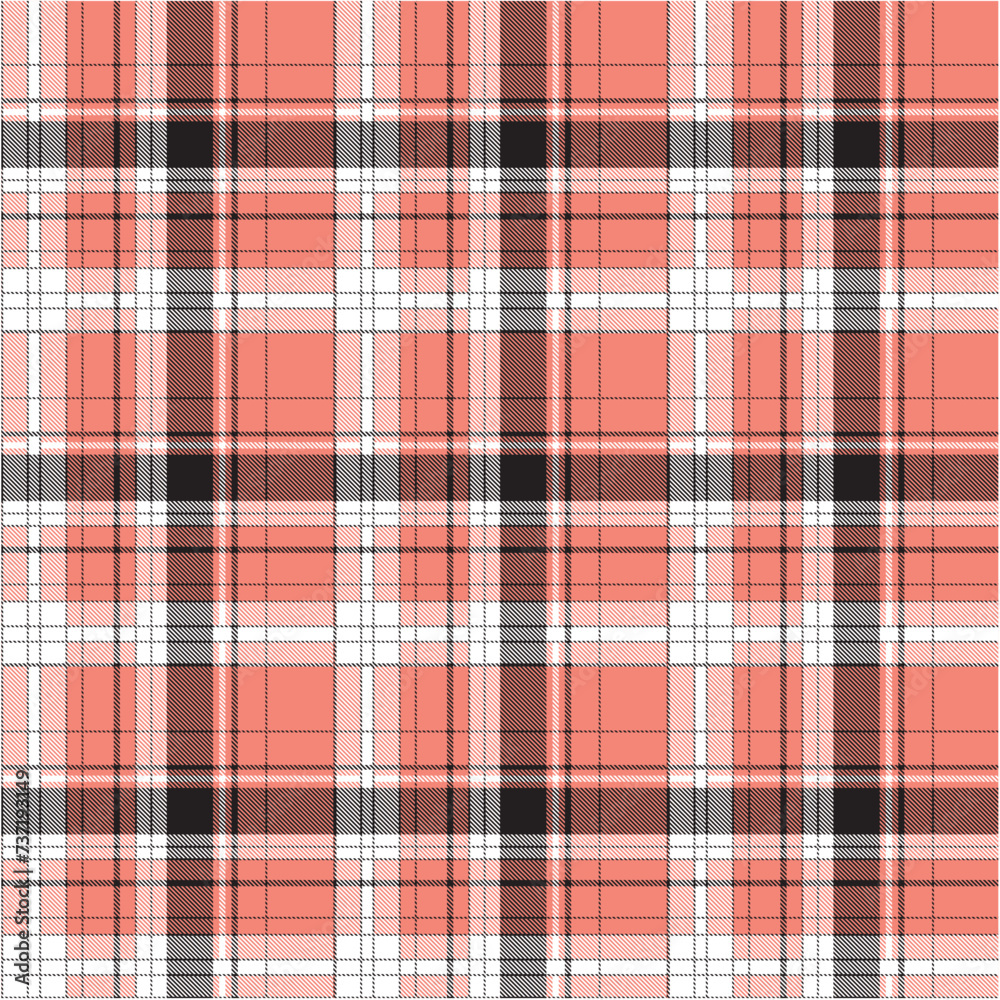 Checkered plaid with dashed lines pattern Checkered plaid with dashed lines pattern