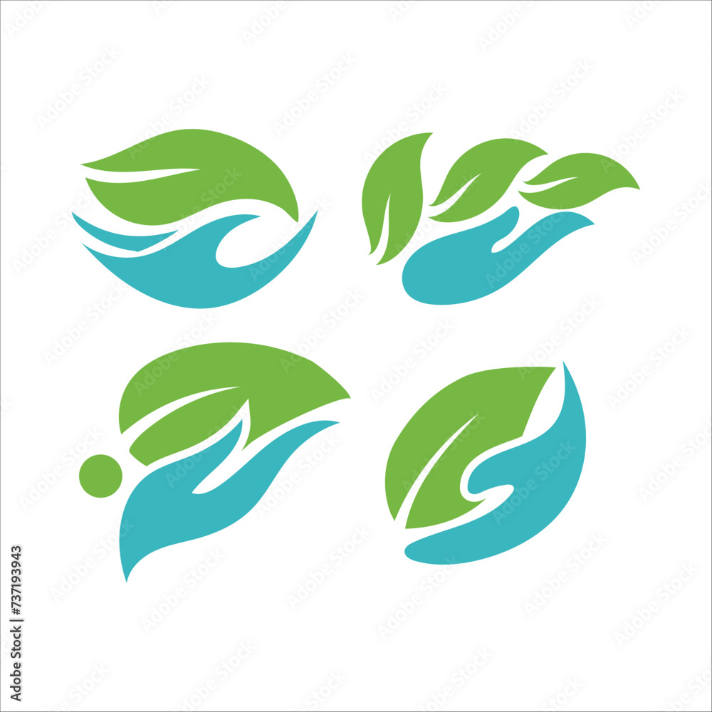 leaf logo design and technology