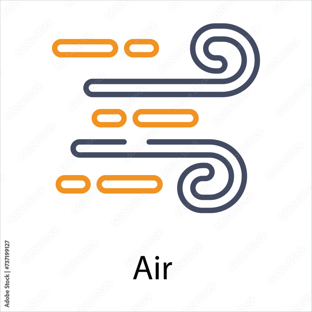 Air Icon vector, Such Line sign as autumn, Submission of autumn icons. Vector Computer Isolated Pictograms for Web on White Background Editable Stroke stock illustration Air Icon vector, Such Line sign as autumn, Submission of autumn icons. Vector Computer Isolated Pictograms for Web on White Background Editable Stroke stock illustration