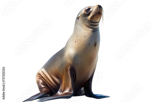 Sea Lion Isolated on Transparent Background