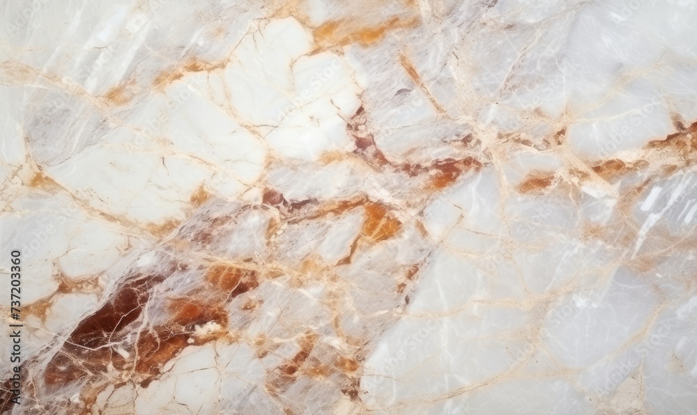 A Glimpse of the Lustrous Marble Veins