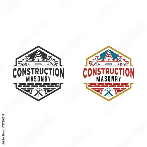 logo for making luxury homes, home renovation, carpentry tools