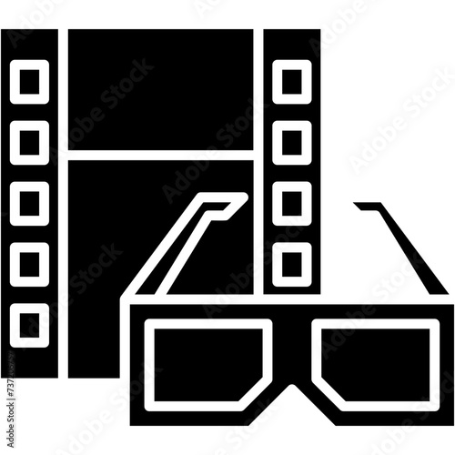 3D Cinema Icon