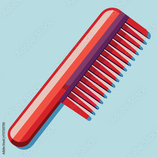 Comb cute object vector EPS