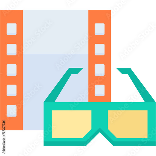 3D Cinema Illustration