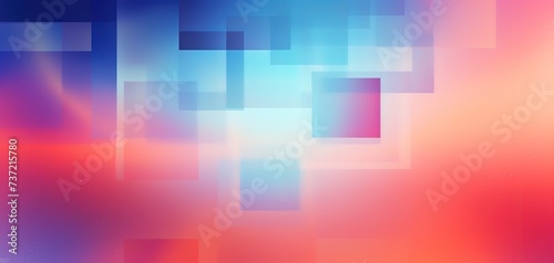 abstract background modern creative style with geometric block pattern with glow light, Generative Ai