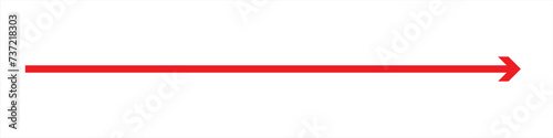Red arrow icon. Straight long right vector arrow icon. Free Download Red arrow icon. Straight long right vector arrow icon. - GFXLoad