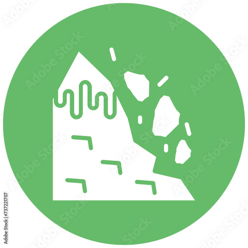 Snow Avalanche Icon