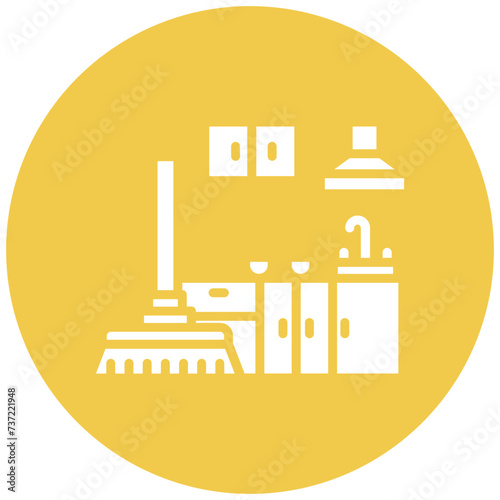 Cleaning Kitchen Icon
