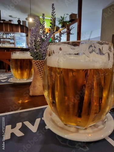 beer Czech: pivo has a long history in what is now the Czech Republic, with brewing taking place in Břevnov Monastery in 993. The city of Brno had the right to brew beer from the 12th century, while  photo