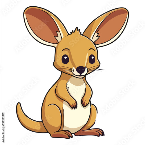 vector of cute kangoroo