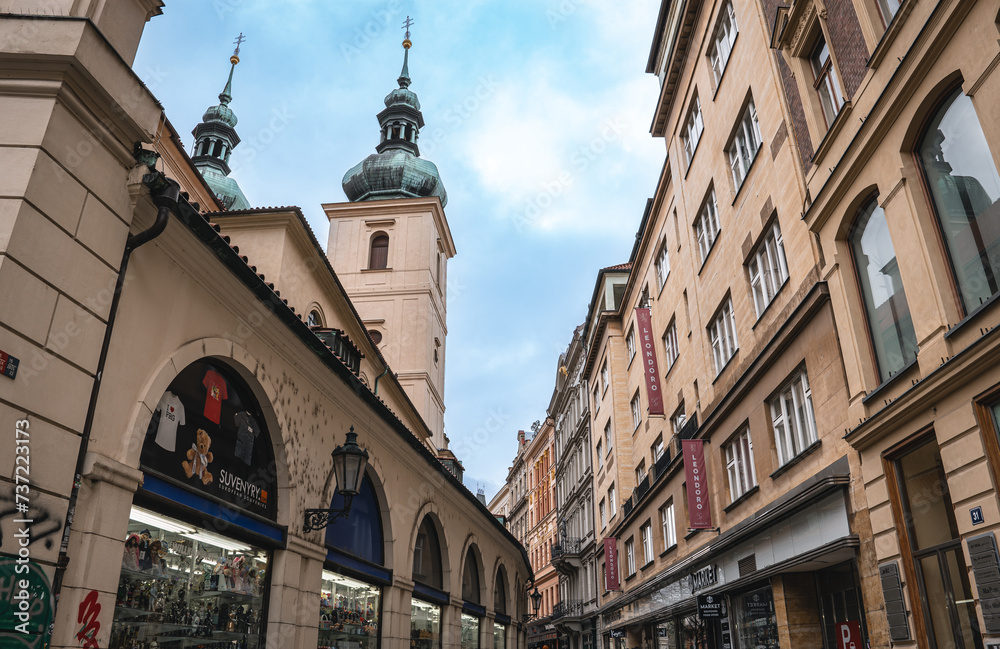 Prague's medieval European streets