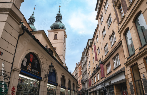 Prague's medieval European streets