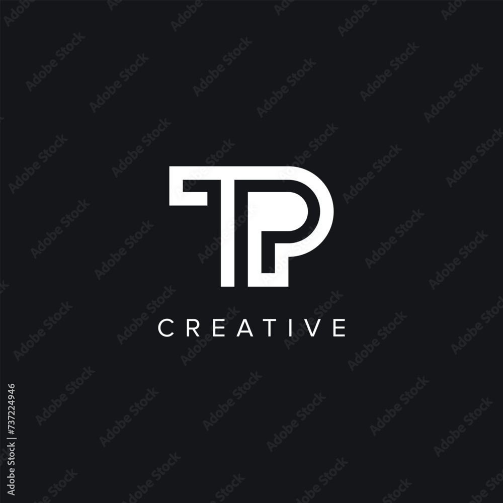 Alphabet Letters TP PT Creative Logo Initial Based Monogram Vector Icon. Alphabet Letters TP PT Creative Logo Initial Based Monogram Vector Icon.