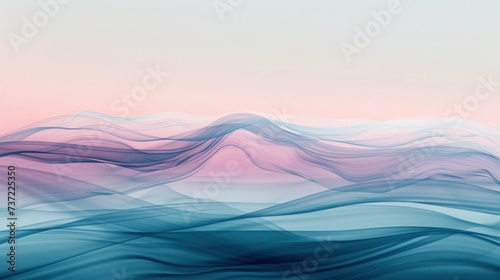 Soothing abstract watercolor gradient, calming rhythms theme