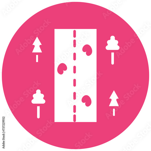 Unsealed Road Icon