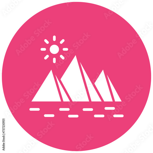 Egypt Pyramid Icon