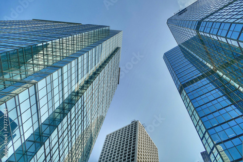 Skyscrapers on Hong Kong Island