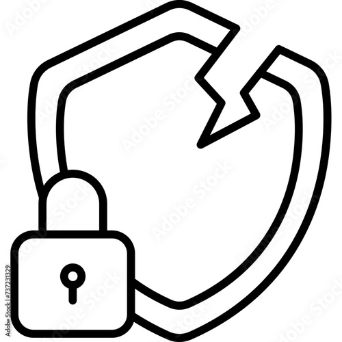Cybersecurity Threats Icon