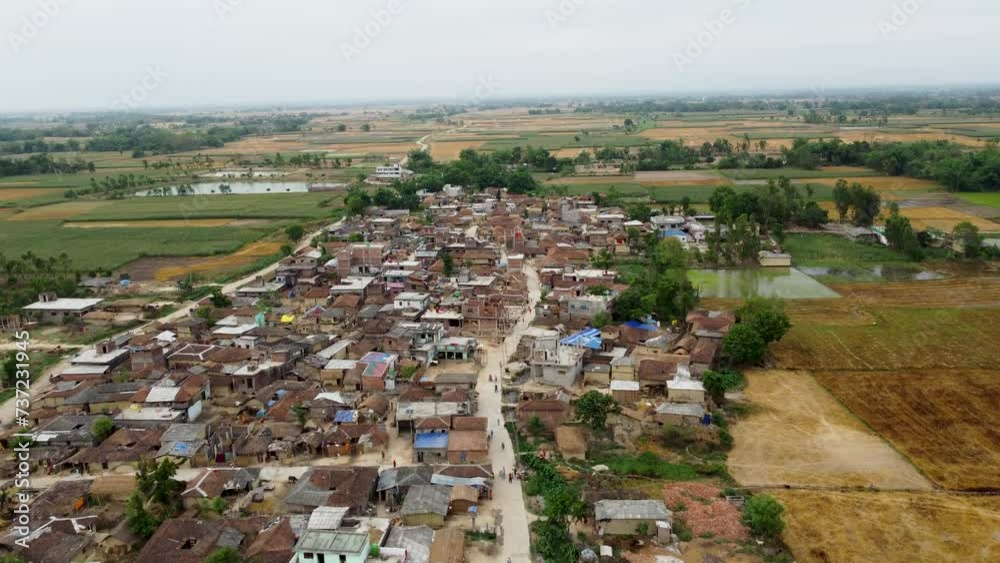 Beautiful Village in Nepal 4k. traditional village in Nepal. Rural Village. Nepal terai. Terai area in Nepal. landscape of the authentic village and lifestyles 4K Beautiful Village in Nepal 4k. traditional village in Nepal. Rural Village. Nepal terai. Terai area in Nepal. landscape of the authentic village and lifestyles 4K