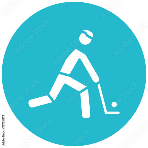 Photography Hockey Player Icon