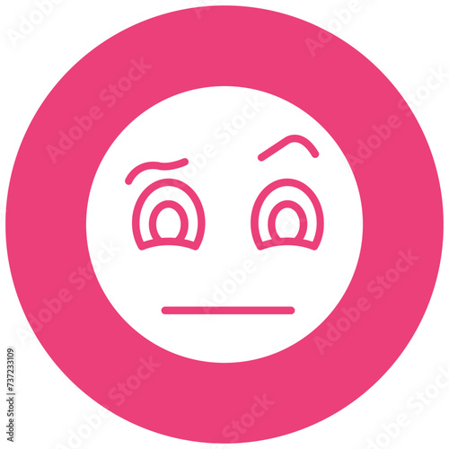 Face with Raised Eyebrow Icon