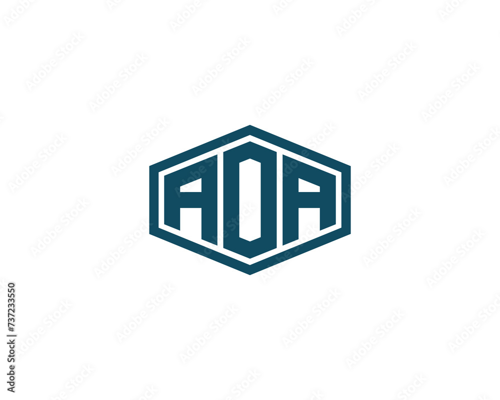 AOA logo design vector template AOA logo design vector template