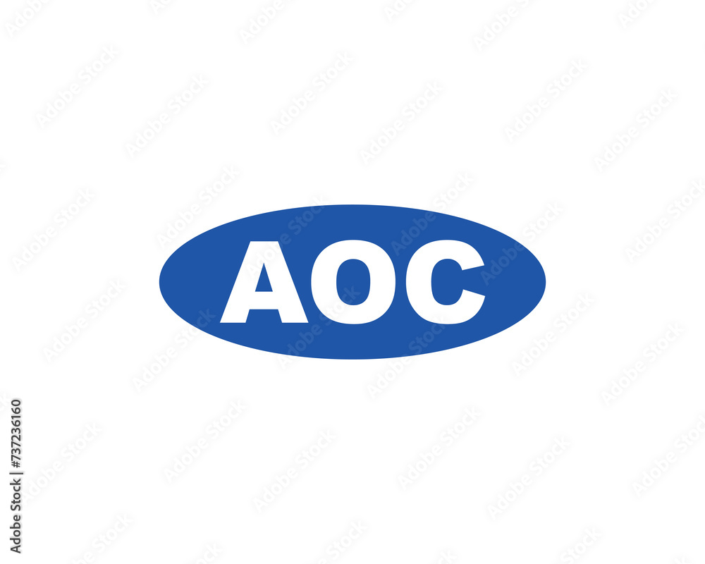 AOC Logo design vector template AOC Logo design vector template