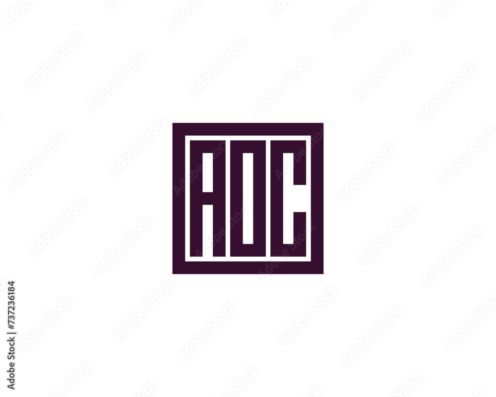 AOC Logo design vector template AOC Logo design vector template