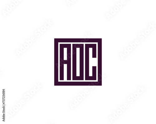 AOC Logo design vector template