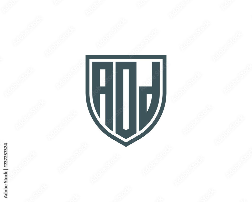 AOD logo design vector template AOD logo design vector template