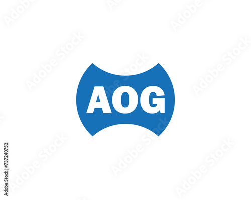 AOG logo design vector template