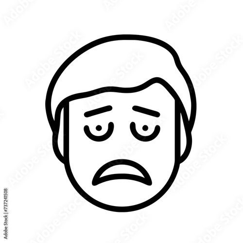 Sad face, face sad, sad, face, sad facial expression, sad facial expression, conveying emotions of melancholy and sorrow.