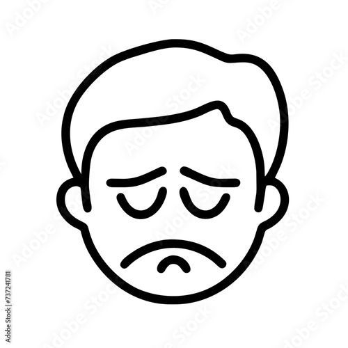 Sad face, face sad, sad, face, sad facial expression, sad facial expression, conveying emotions of melancholy and sorrow.