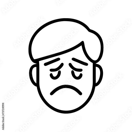 Sad face, face sad, sad, face, sad facial expression, sad facial expression, conveying emotions of melancholy and sorrow.