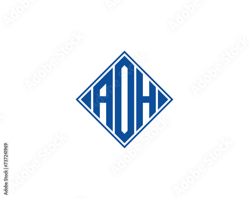AOH logo design vector template Free Download AOH logo design vector template - GFXLoad