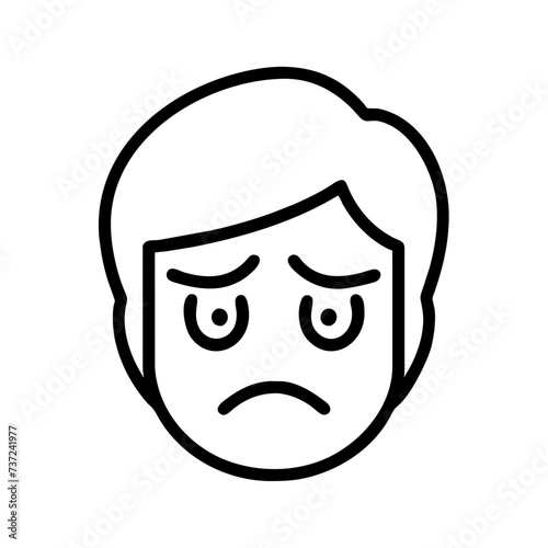 Sad face, face sad, sad, face, sad facial expression, sad facial expression, conveying emotions of melancholy and sorrow.