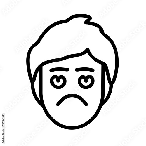 Sad face, face sad, sad, face, sad facial expression, sad facial expression, conveying emotions of melancholy and sorrow.