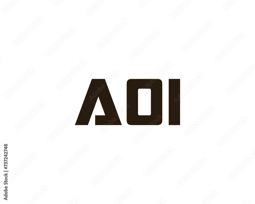 AOI Logo design vector template AOI Logo design vector template