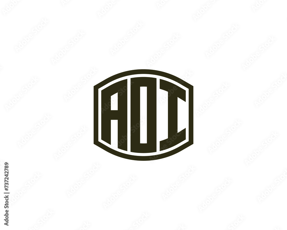 AOI Logo design vector template