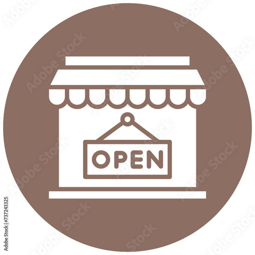 Open Store Sign Icon