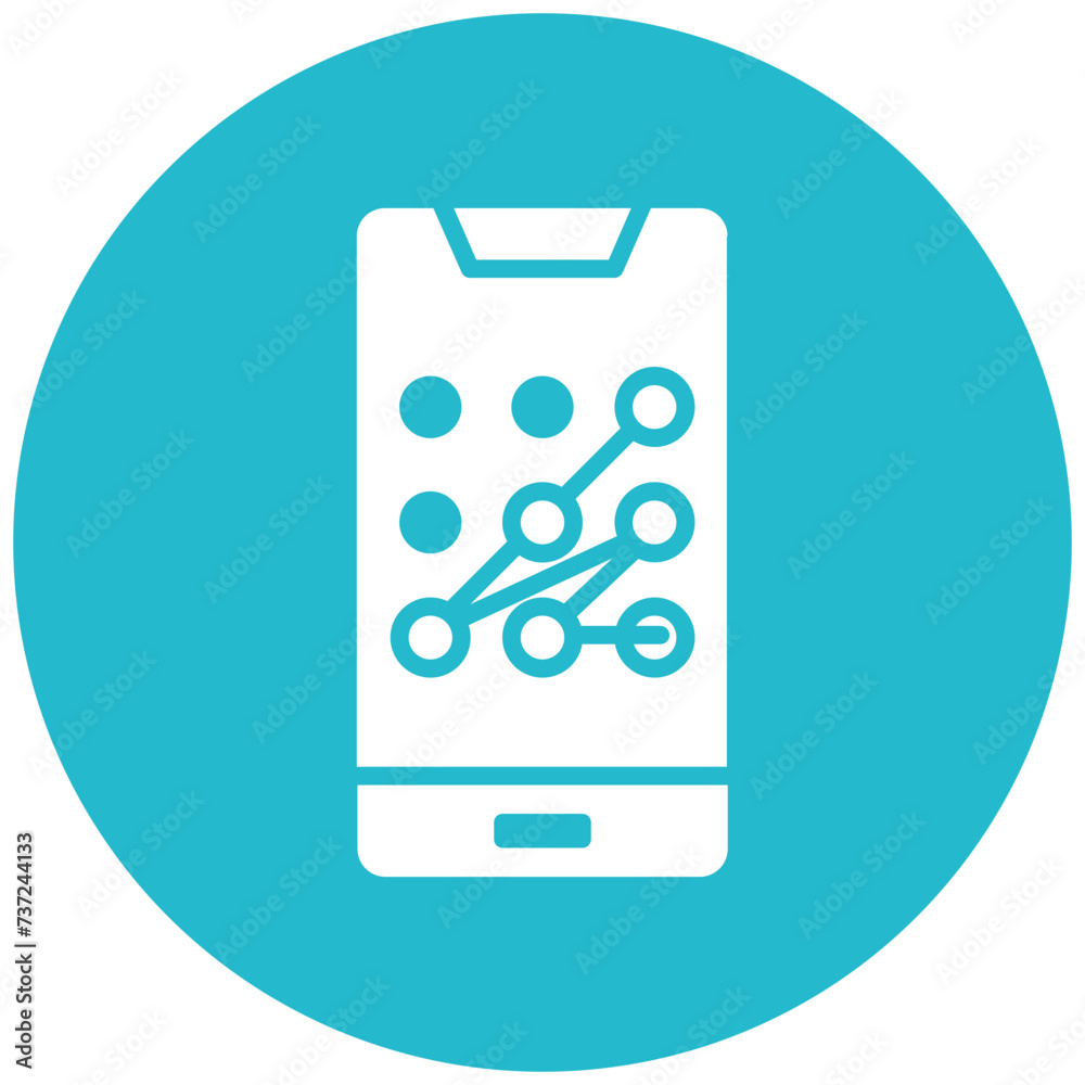 Pattern Lock Icon Pattern Lock Icon