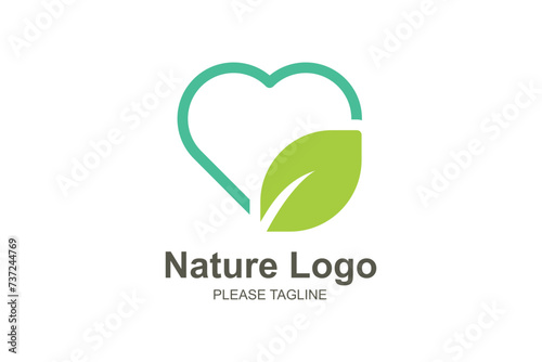 Nature Logo Based Abstract Creative Geometric