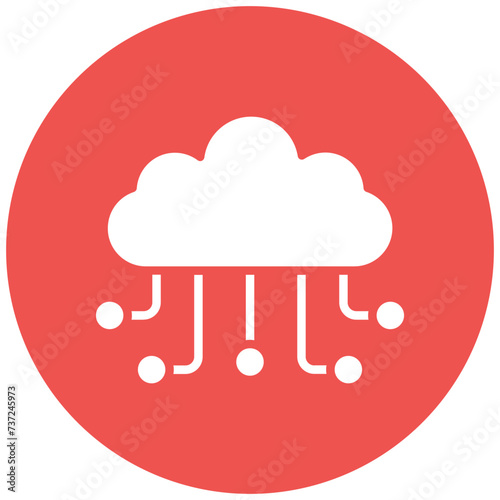 Cloud Distribution Icon