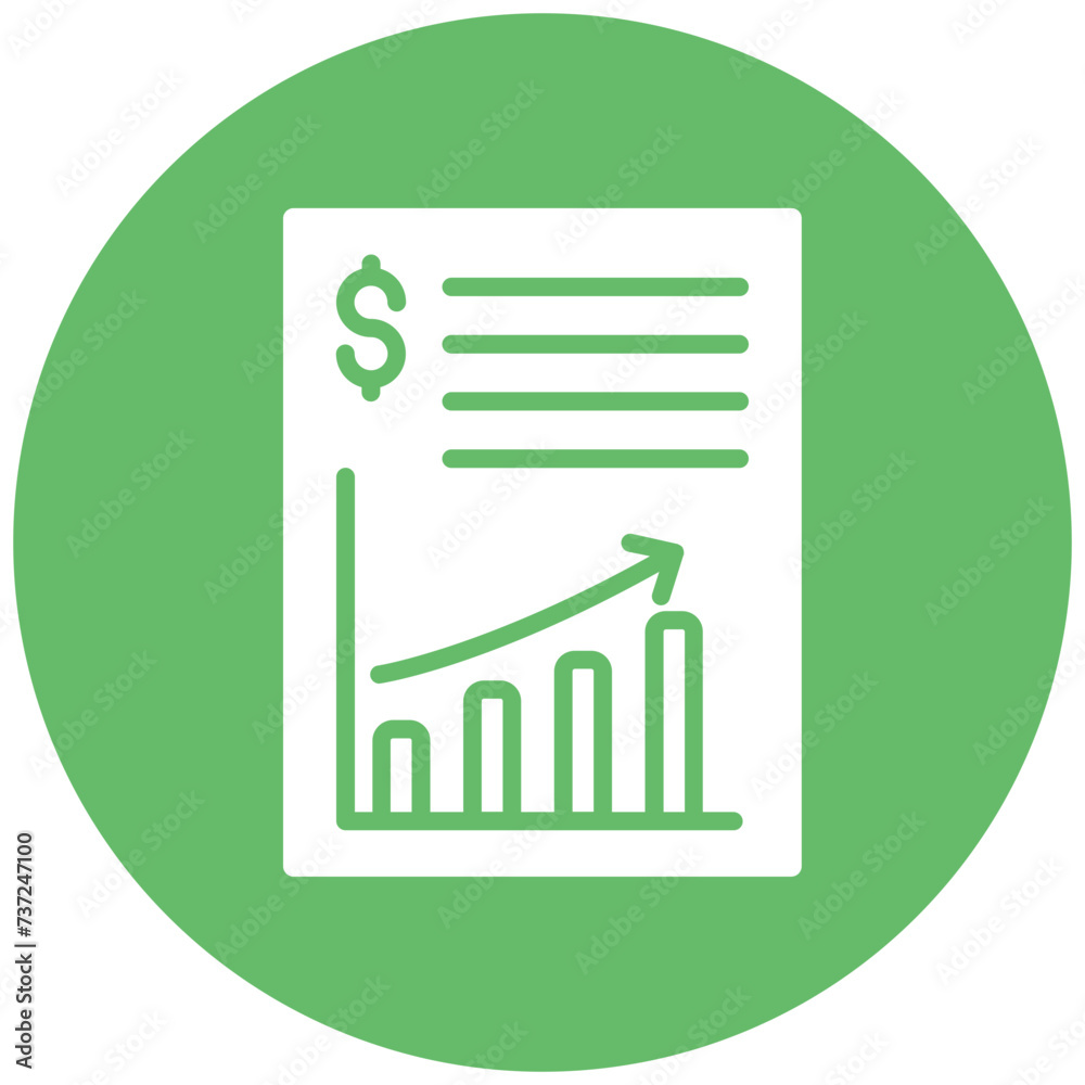 Financial Report Icon Financial Report Icon