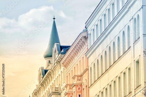 Photography Historical apartment buildings in central Vienna, Austria